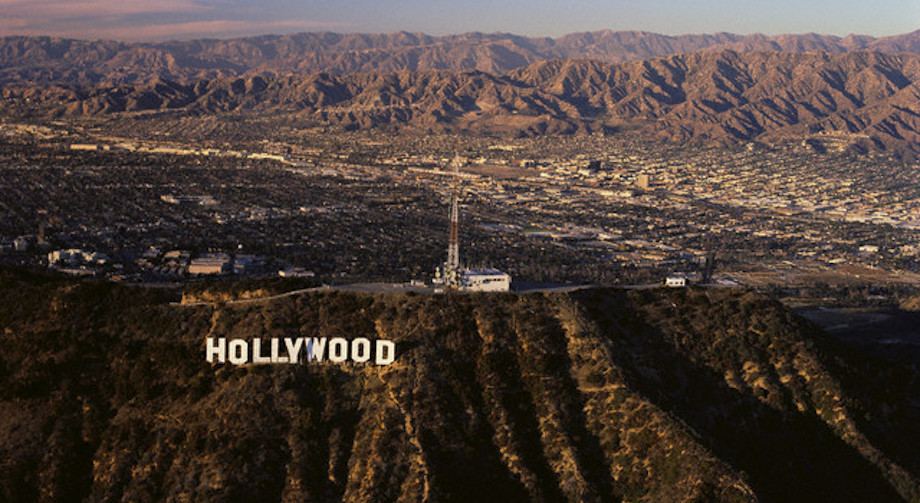 Los Angeles County, California, USA --- San Fernando Valley and Hollywood Hills --- Image by © Bill Ross/CORBIS